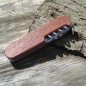 Mobile Preview: WOOD - merbau - scales or mounted pocket knife - 91mm